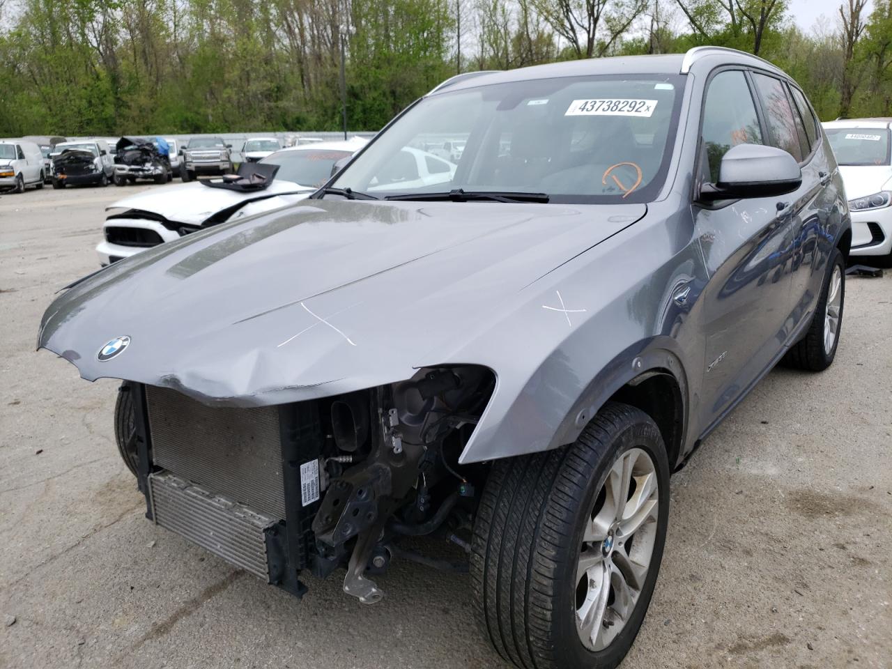 Photo 2 from auction – 2015 BMW X3 XDRIVE3 with VIN 5UXWX7C50F0K31428