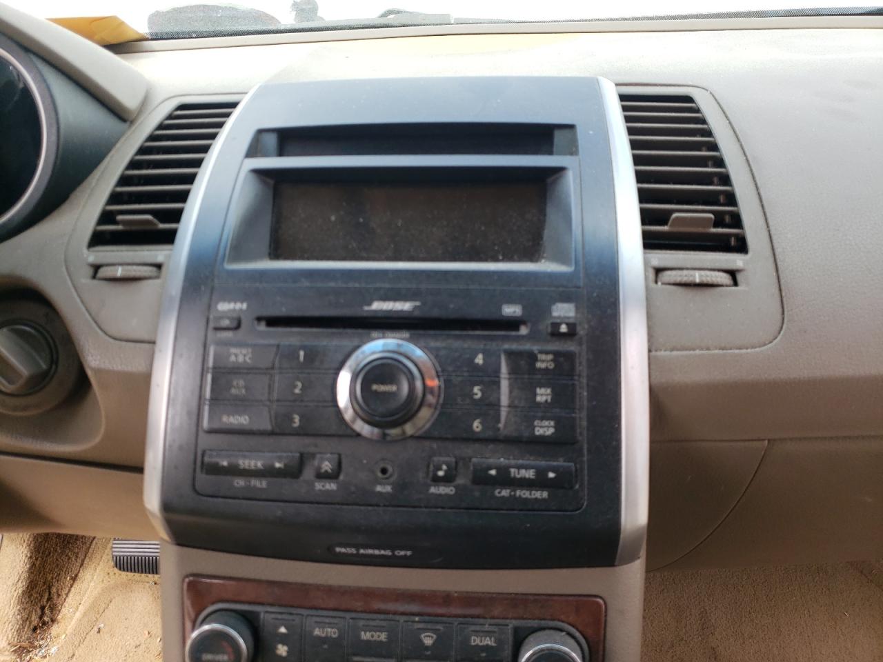 Photo 9 from auction – 2007 NISSAN MAXIMA SE with VIN 1N4BA41E37C839484