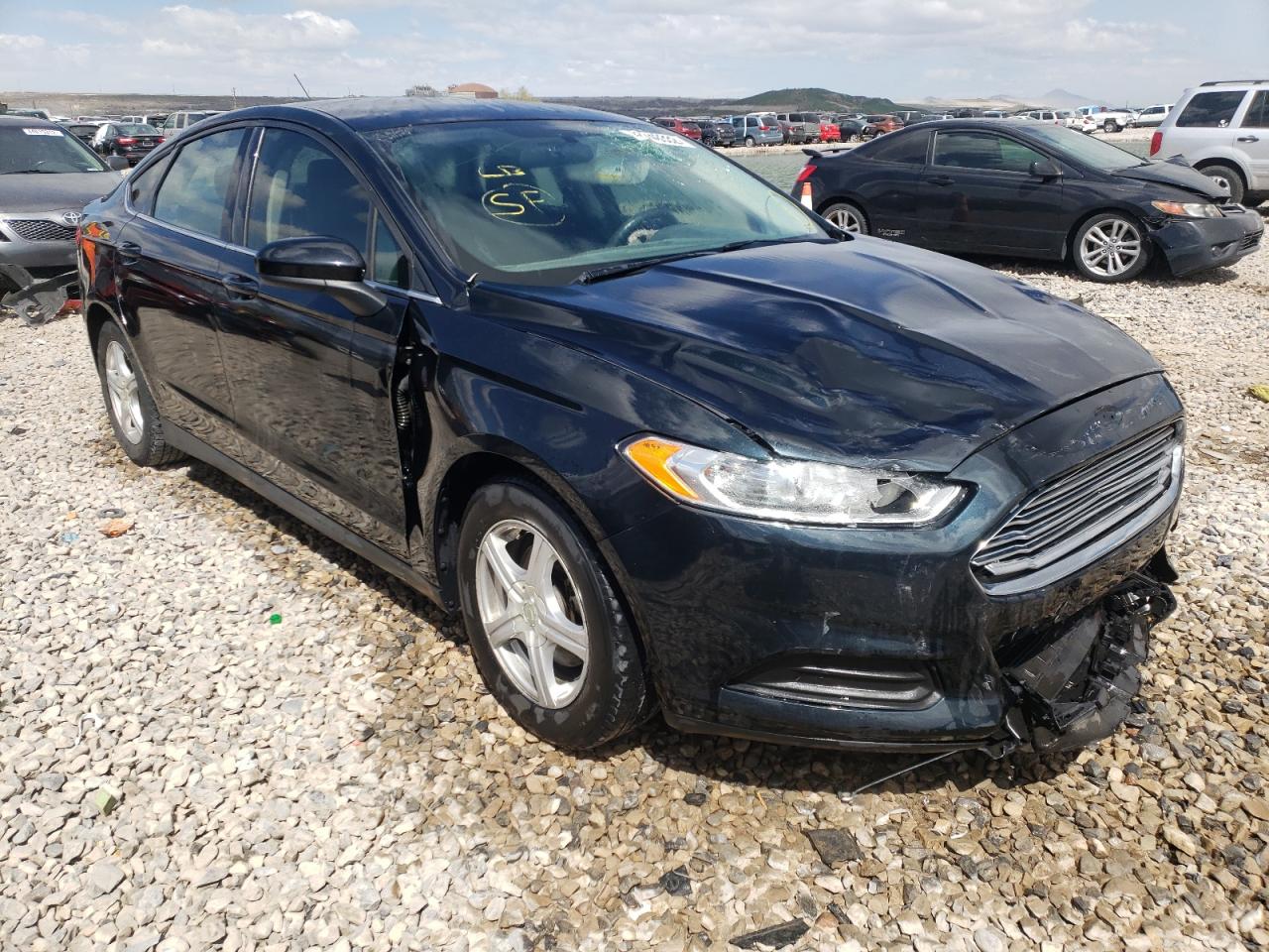 FORD FUSION S 2014 with VIN 3FA6P0G77ER349646 - Photo from auction