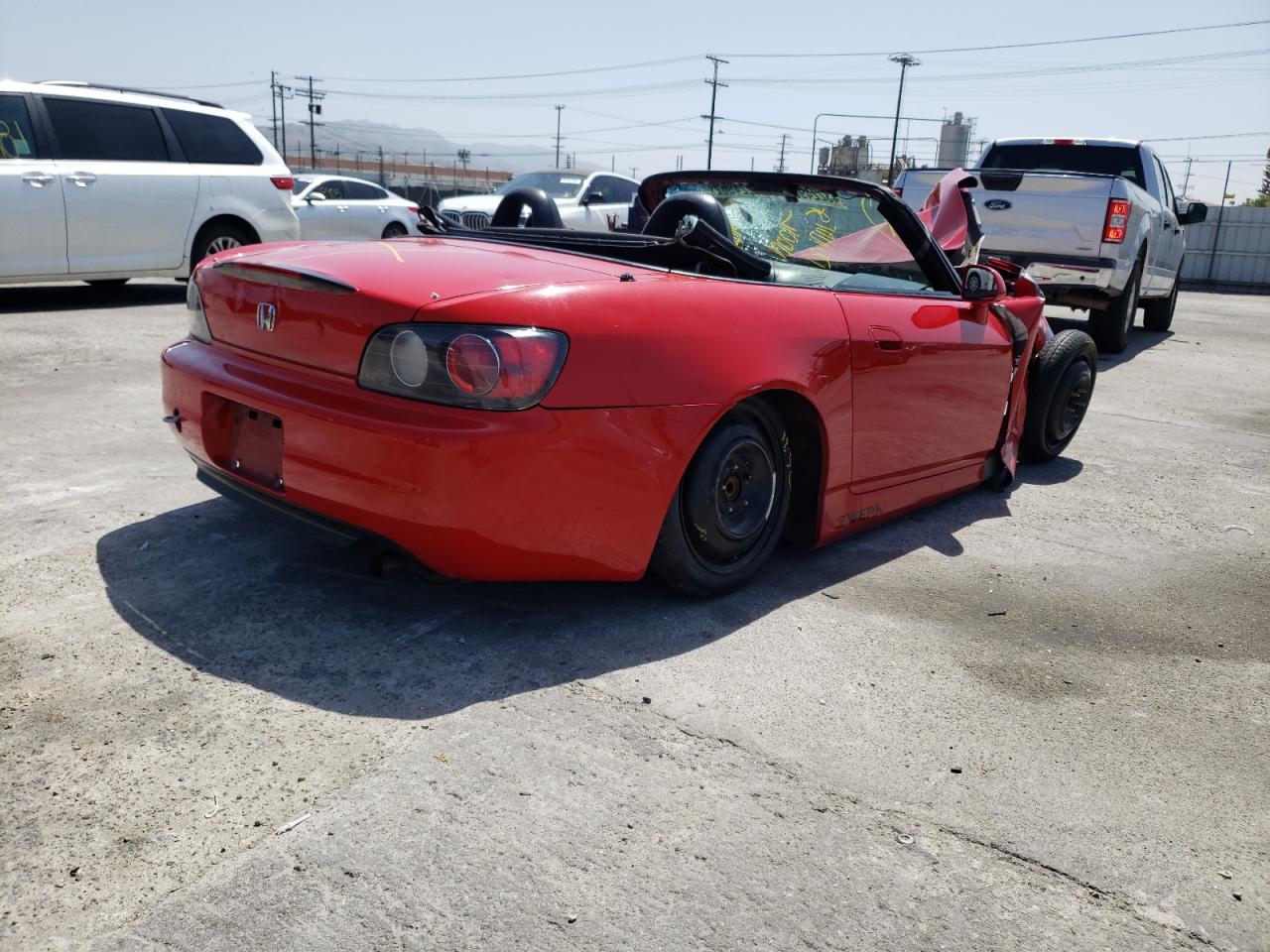 Photo 4 from auction – 2001 HONDA S2000 with VIN JHMAP114X1T001386
