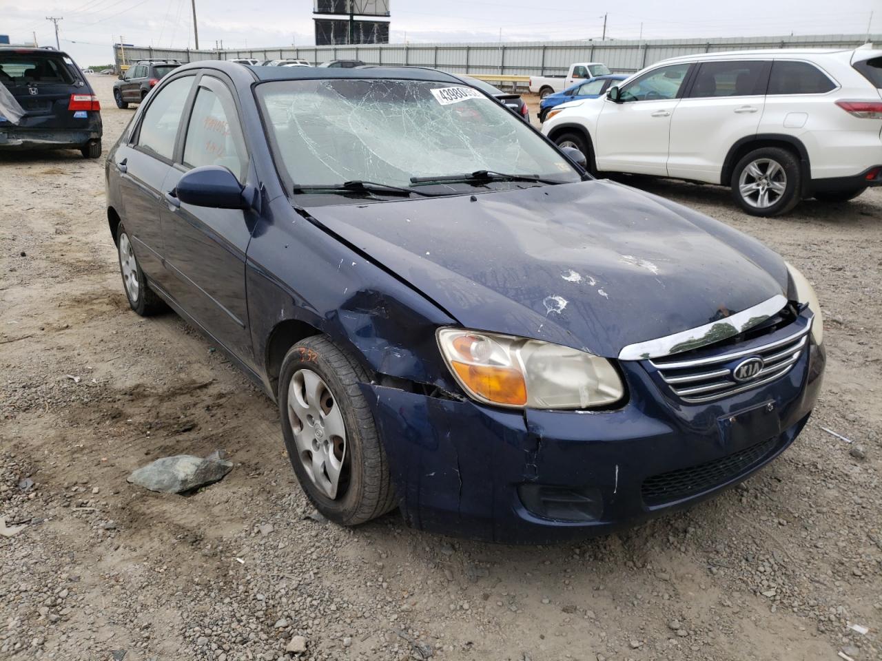 KIA SPECTRA EX 2007 with VIN KNAFE122275420661 - Photo from auction