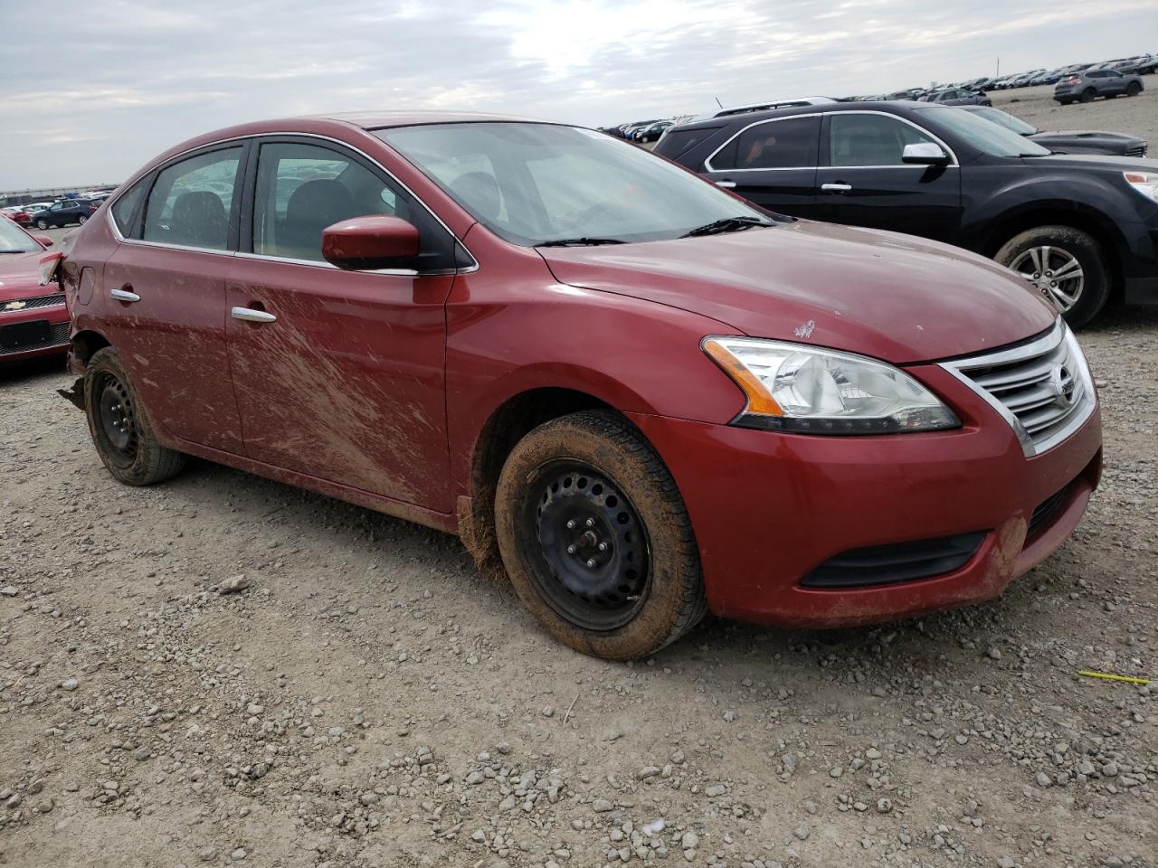 NISSAN SENTRA S 2015 with VIN 3N1AB7APXFL658443 - Photo from auction
