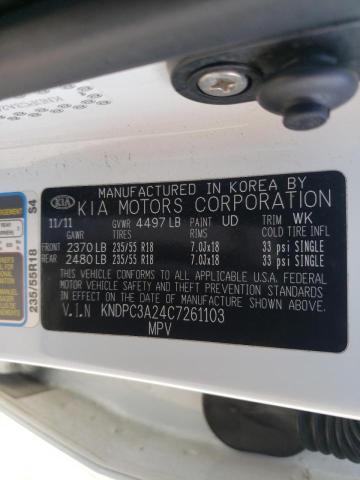 Photo 10 from auction – 2012 KIA SPORTAGE E with VIN KNDPC3A24C7261103