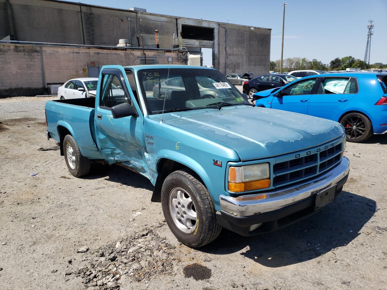 DODGE DAKOTA 1995 with VIN 1B7FL26XXSW943806 - Photo from auction