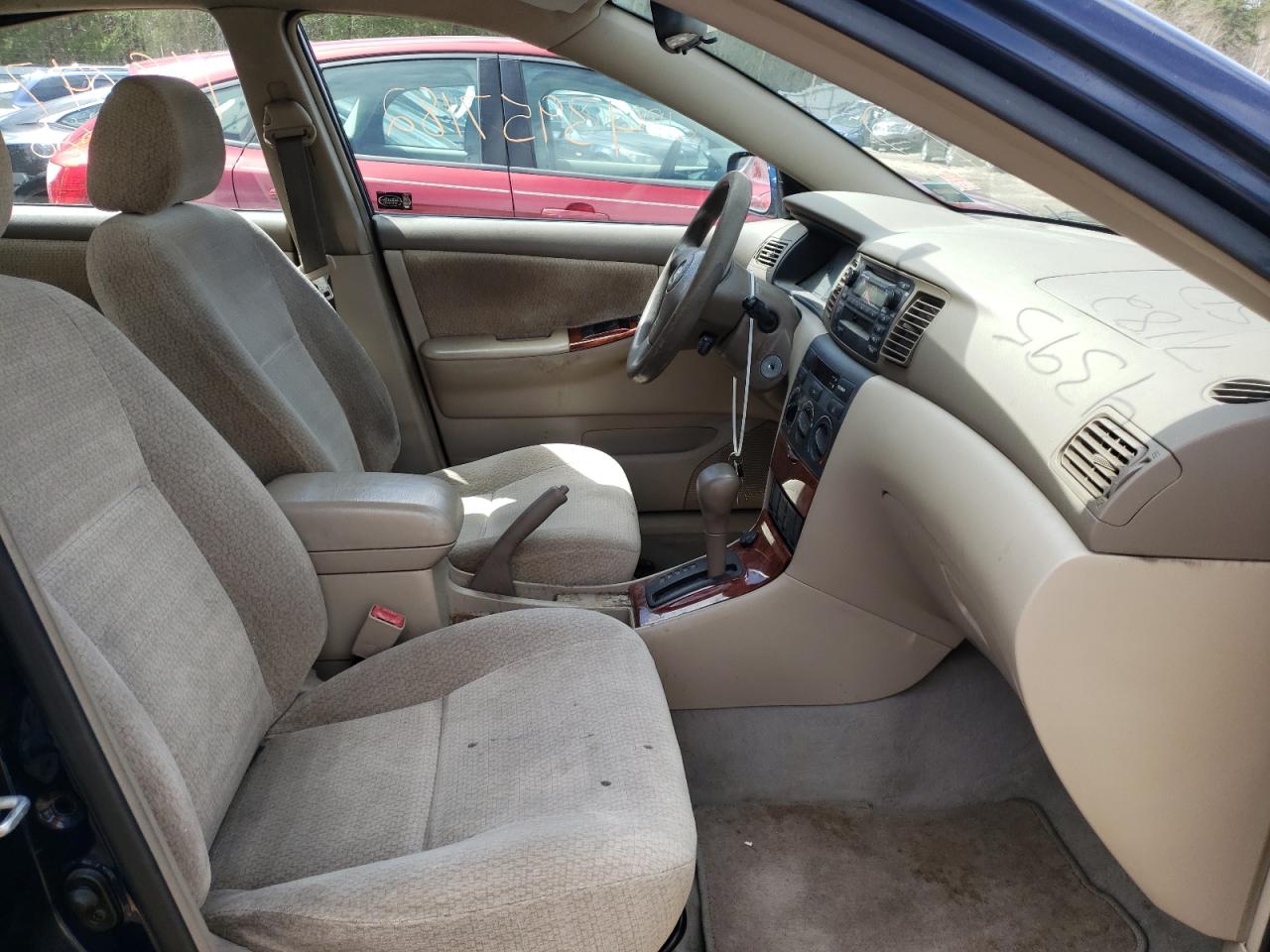 Photo 5 from auction – 2003 TOYOTA COROLLA CE with VIN 2T1BR32E83C101595