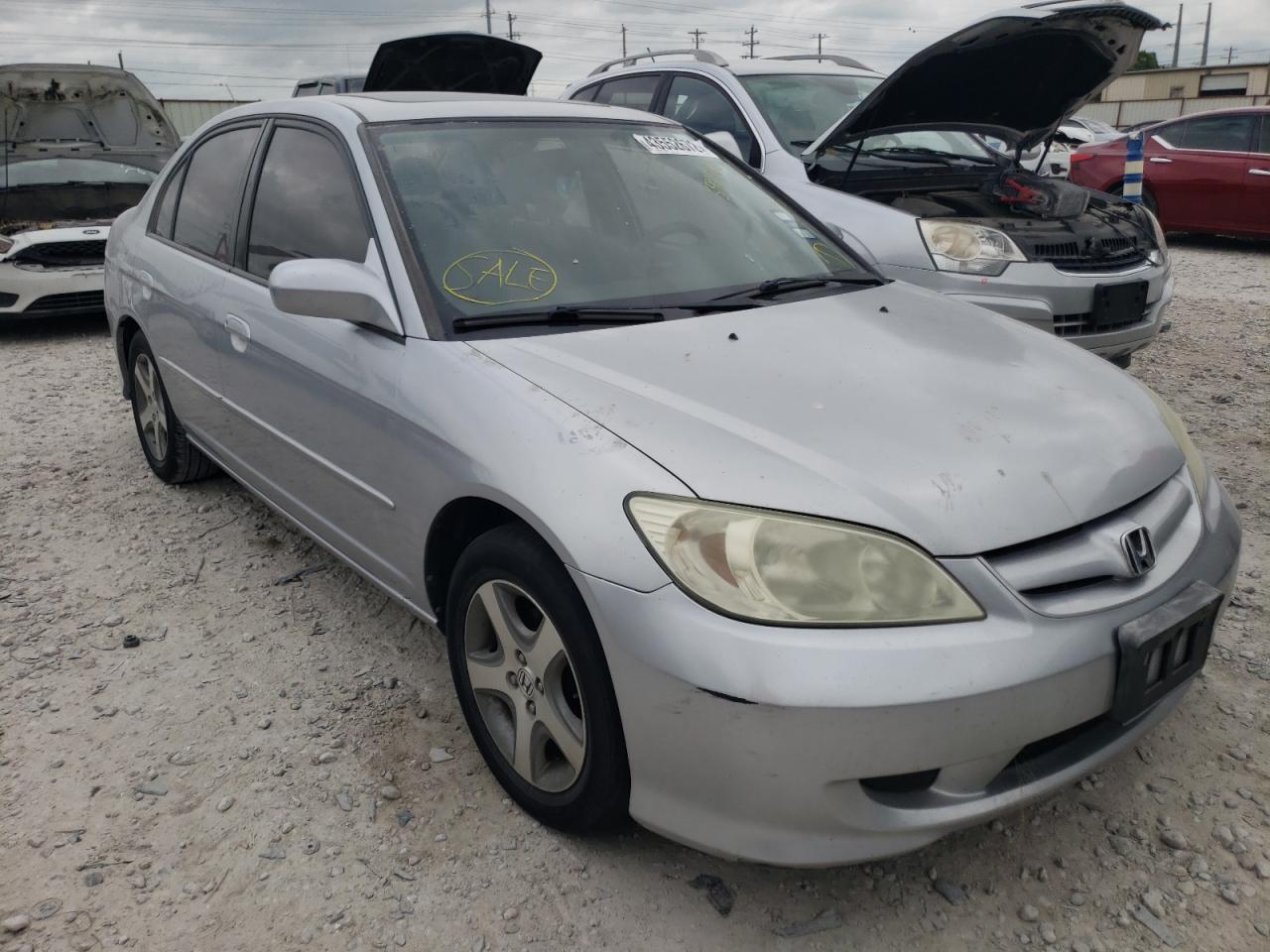 Photo 1 from auction – 2004 HONDA CIVIC EX with VIN 2HGES26754H592966