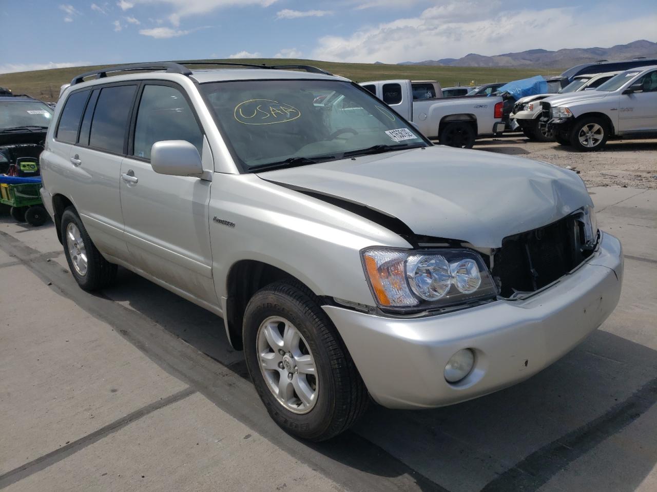 TOYOTA HIGHLANDER 2003 with VIN JTEHF21A030115184 - Photo from auction