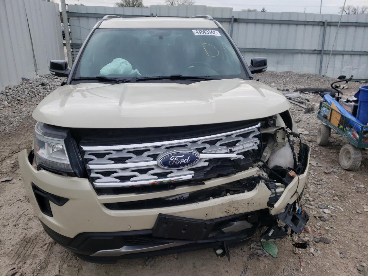 Photo 9 from auction – 2018 FORD EXPLORER X with VIN 1FM5K7D81JGC83361