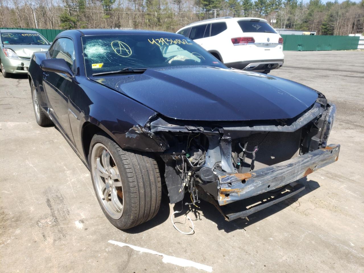 CHEVROLET CAMARO LS 2013 with VIN 2G1FA1E34D9122297 - Photo from auction