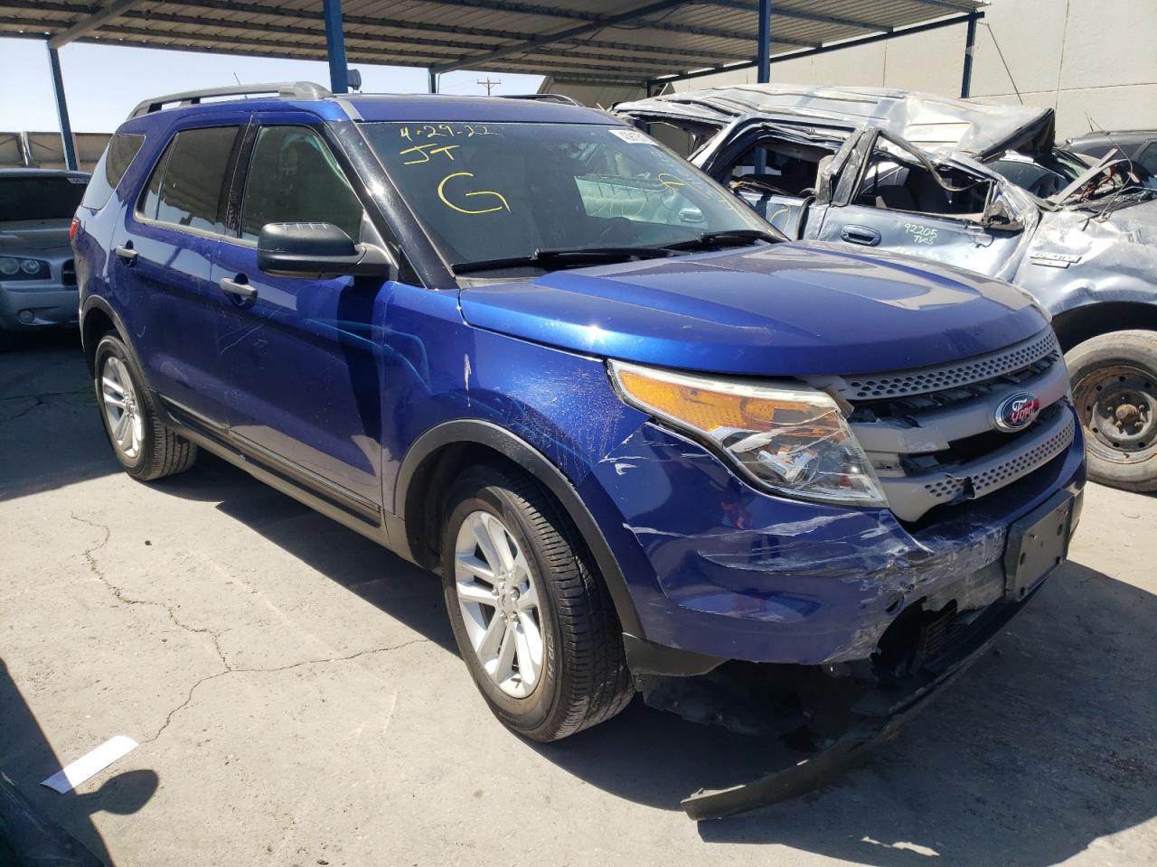 FORD EXPLORER 2015 with VIN 1FM5K7B80FGB10487 - Photo from auction