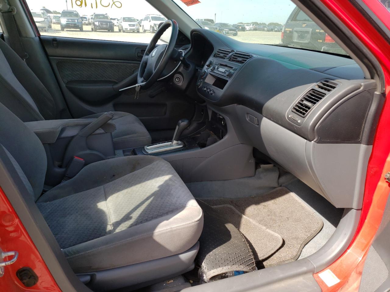 Photo 5 from auction – 2005 HONDA CIVIC DX with VIN 1HGES16495L009447