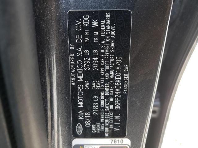 Photo 1 from auction – 2019 KIA FORTE FE with VIN 3KPF24AD8KE018799