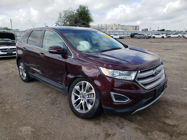 FORD EDGE TITAN 2018 with VIN 2FMPK3K84JBC19875 - Photo from auction
