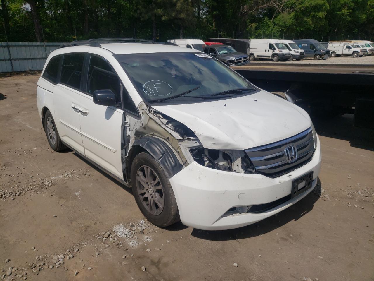 HONDA ODYSSEY EX 2011 with VIN 5FNRL5H40BB064126 - Photo from auction