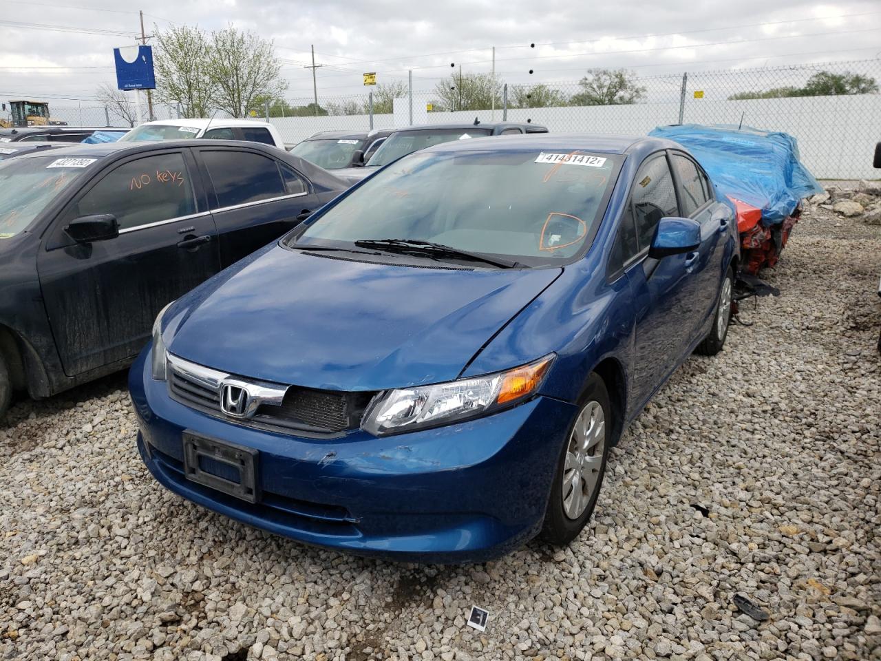 Photo 2 from auction – 2012 HONDA CIVIC LX with VIN 19XFB2F58CE027994