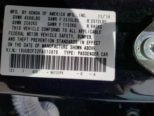Photo 10 from auction – 2015 ACURA TLX with VIN 19UUB2F32FA010879