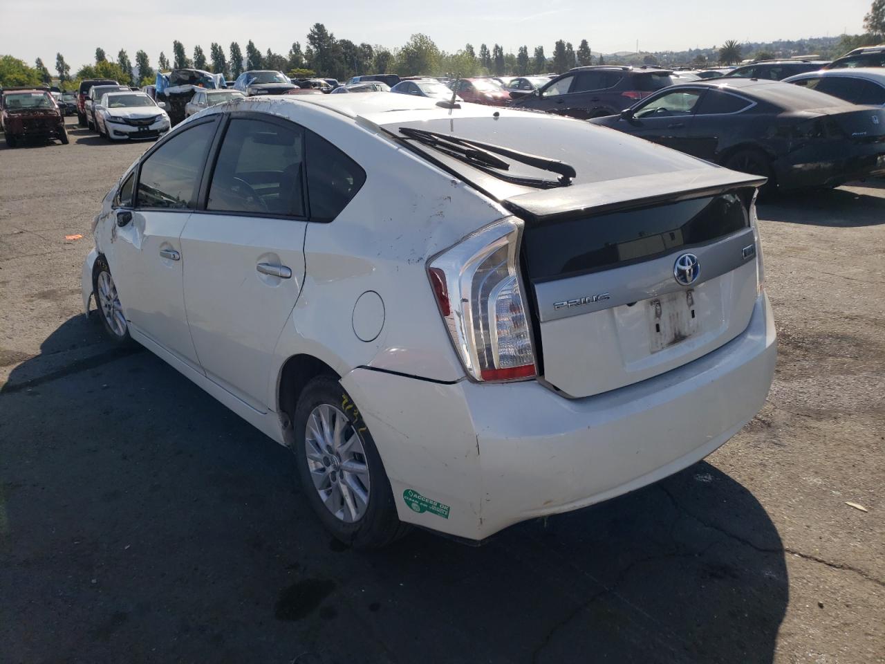 Photo 3 from auction – 2013 TOYOTA PRIUS PLUG with VIN JTDKN3DP9D3043565