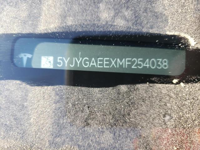 Photo 10 from auction – 2021 TESLA MODEL Y with VIN 5YJYGAEEXMF254038