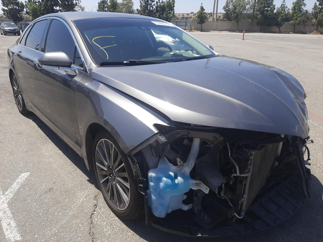 LINCOLN MKZ 2014 with VIN 3LN6L2GK0ER827827 - Photo from auction