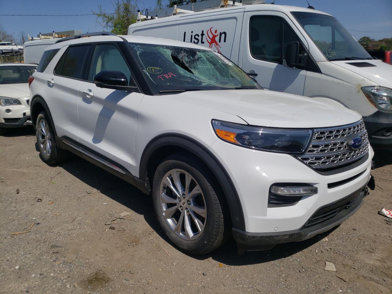 FORD EXPLORER L 2021 with VIN 1FMSK8FH2MGB36993 - Photo from auction