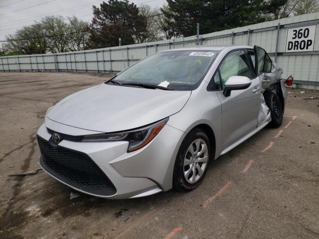 Photo 2 from auction – 2021 TOYOTA COROLLA LE with VIN JTDEPMAE7MJ138153