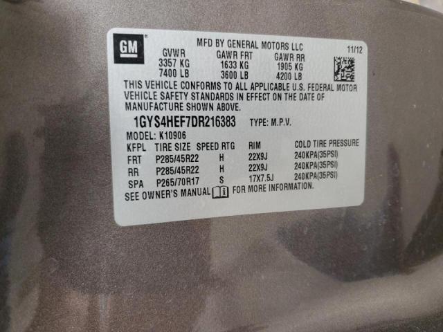 Photo 10 from auction – 2013 CADILLAC ESCALADE E with VIN 1GYS4HEF7DR216383