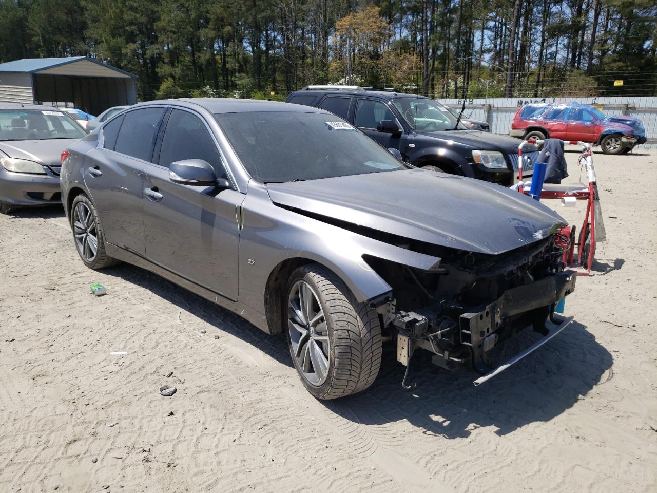 Photo 1 from auction – 2014 INFINITI Q50 BASE with VIN JN1BV7AR1EM681983