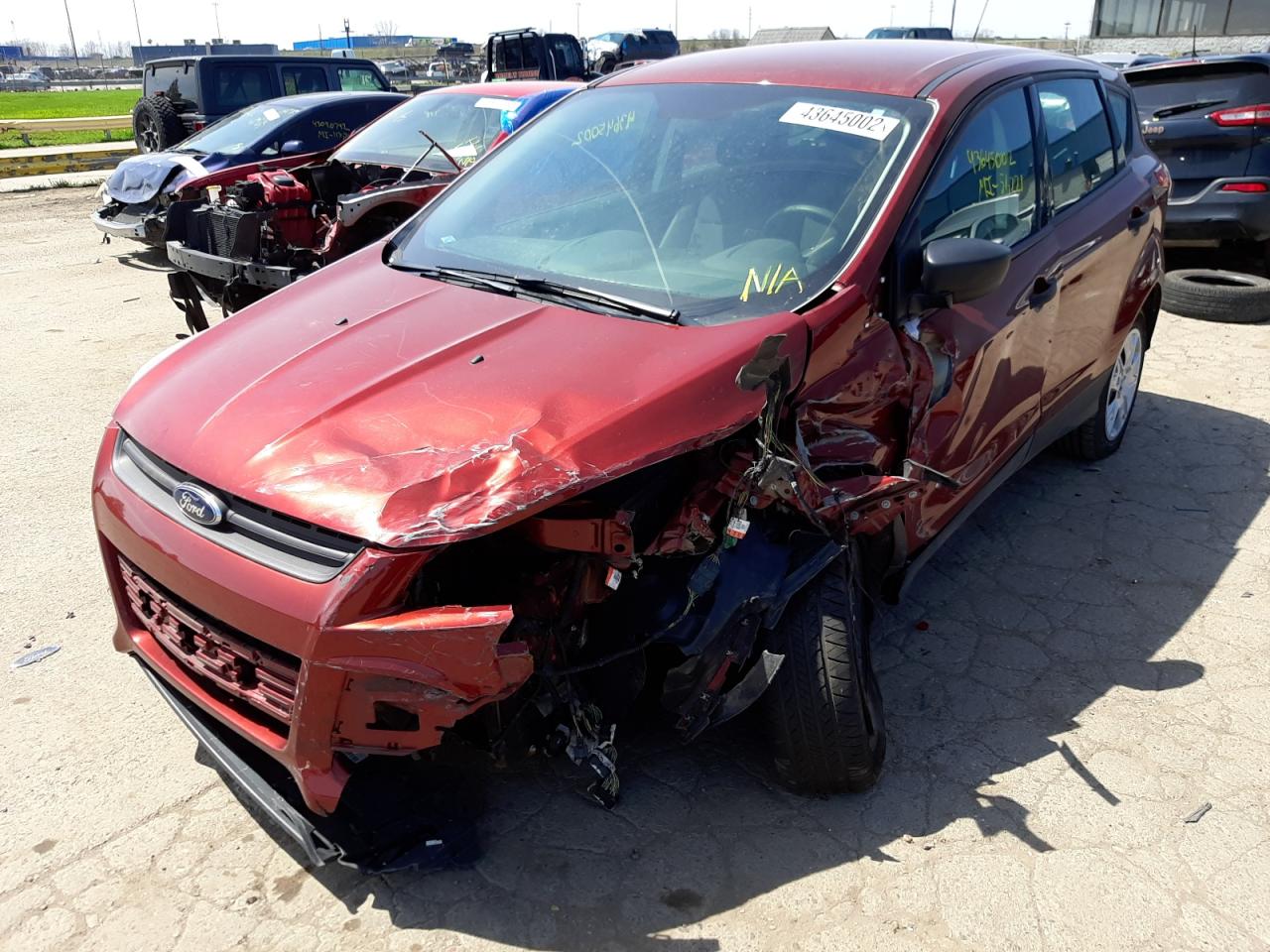 Photo 2 from auction – 2016 FORD ESCAPE S with VIN 1FMCU0F7XGUB94525