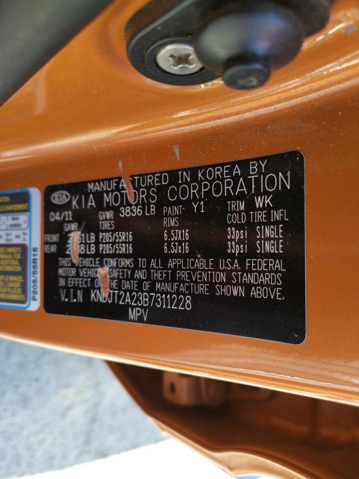 Снимка 10 от търг – 2011 KIA SOUL + с VIN KNDJT2A23B7311228