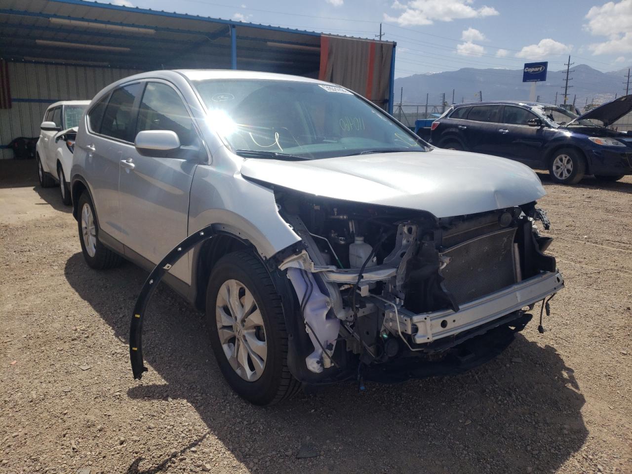 HONDA CR-V EX 2012 with VIN JHLRM4H55CC028627 - Photo from auction