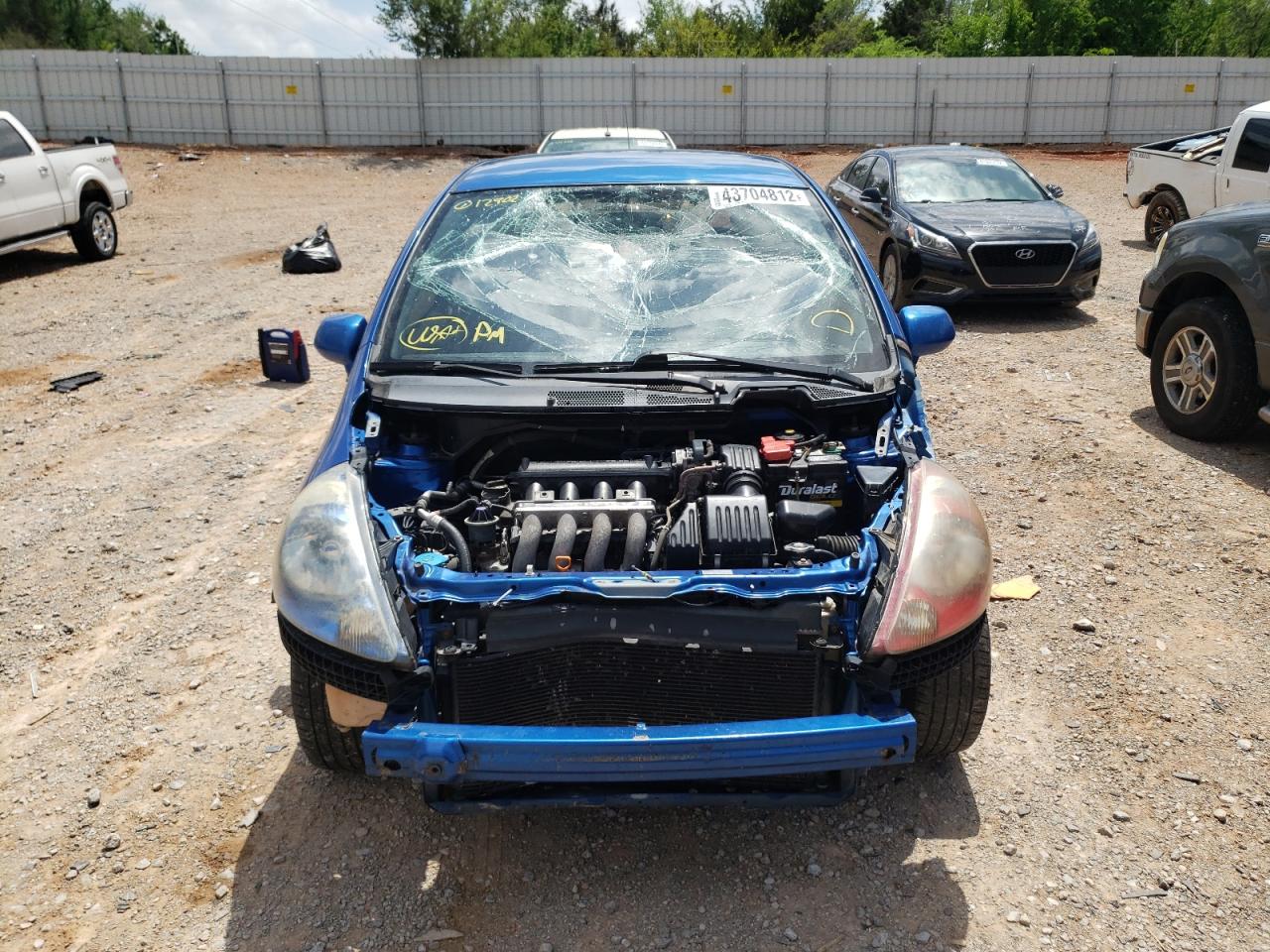 Photo 9 from auction – 2007 HONDA FIT S with VIN JHMGD38677S012902