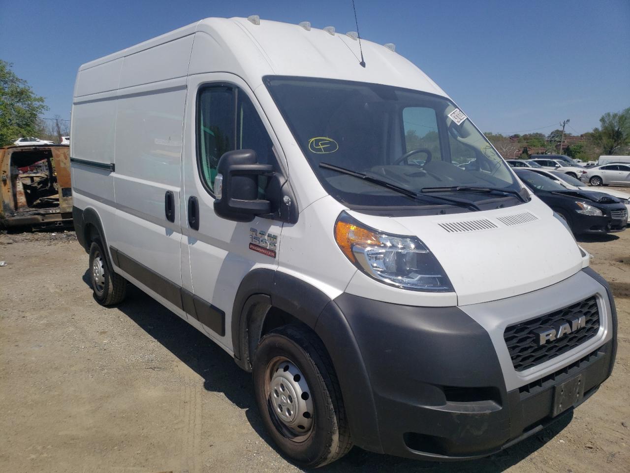 RAM PROMASTER 2019 with VIN 3C6TRVBG9KE550096 - Photo from auction
