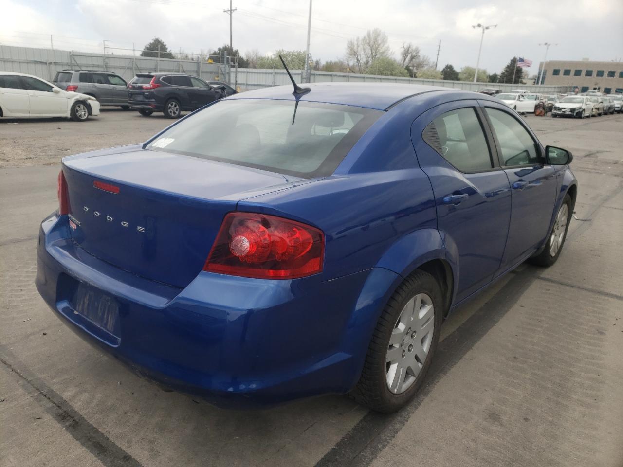 Photo 4 from auction – 2013 DODGE AVENGER SE with VIN 1C3CDZAB3DN548965
