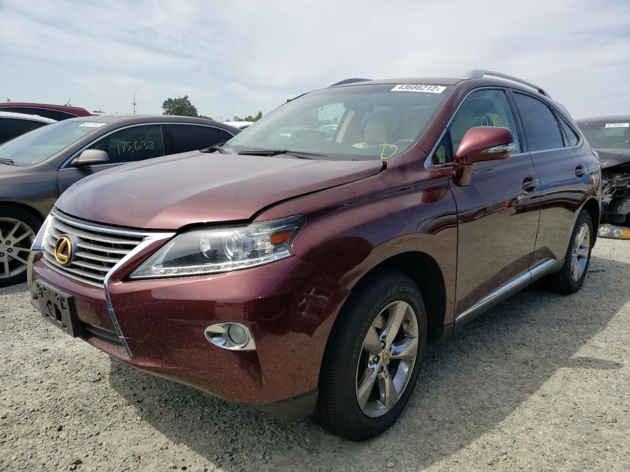 Photo 2 from auction – 2013 LEXUS RX 350 with VIN 2T2ZK1BAXDC107819