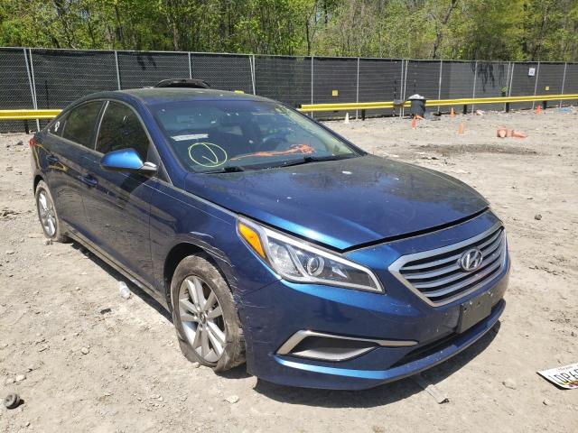 HYUNDAI SONATA SE 2016 with VIN 5NPE24AF3GH350407 - Photo from auction