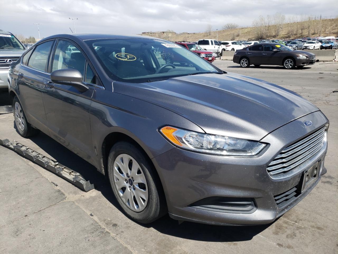 FORD FUSION S 2013 with VIN 3FA6P0G72DR234998 - Photo from auction