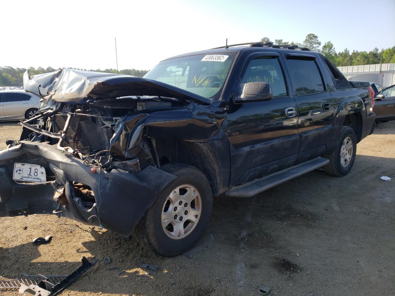 Photo 2 from auction – 2002 CHEVROLET AVALANCHE with VIN 3GNEK13T92G209206