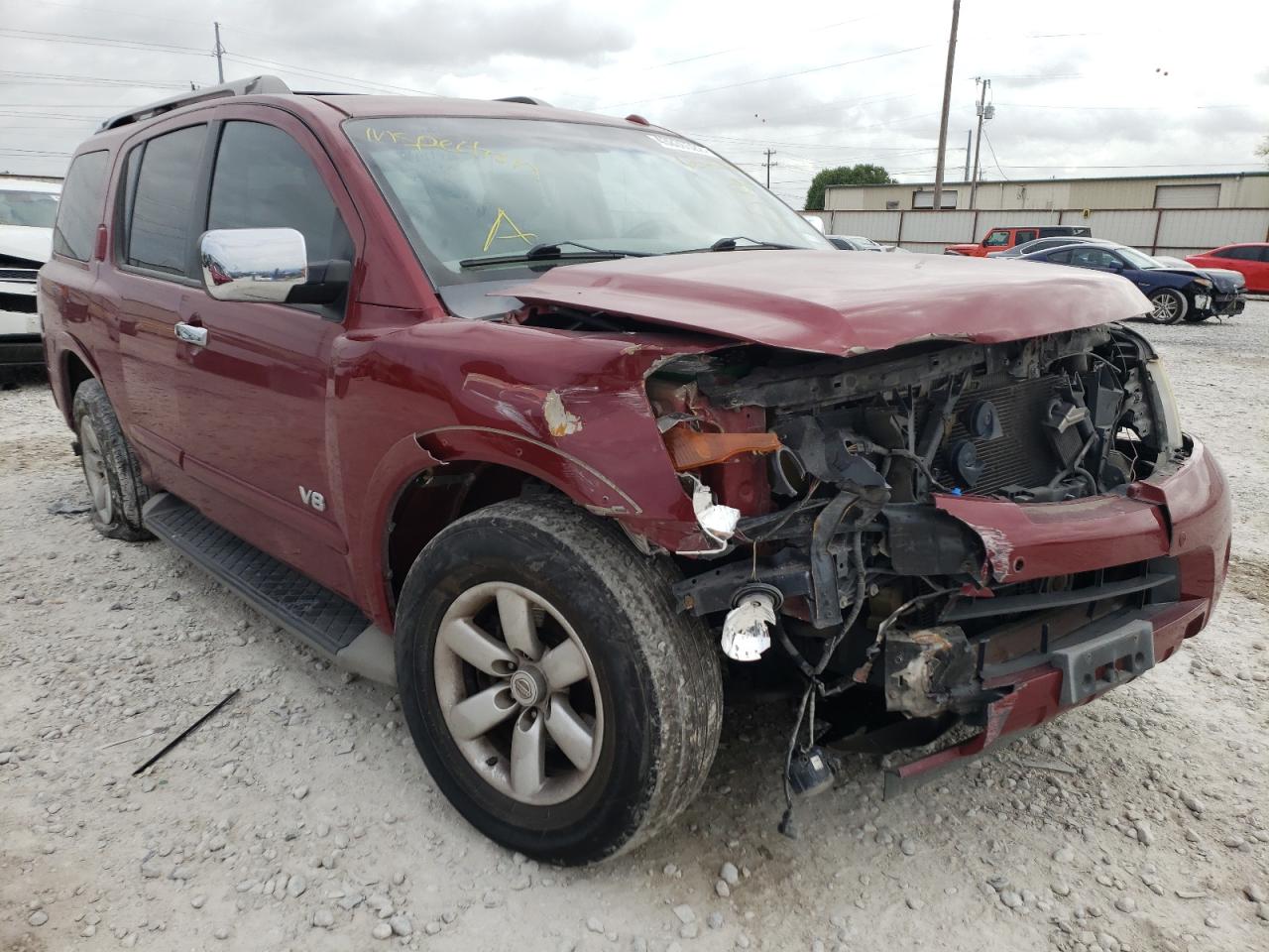NISSAN ARMADA SE 2008 with VIN 5N1AA08D68N632312 - Photo from auction