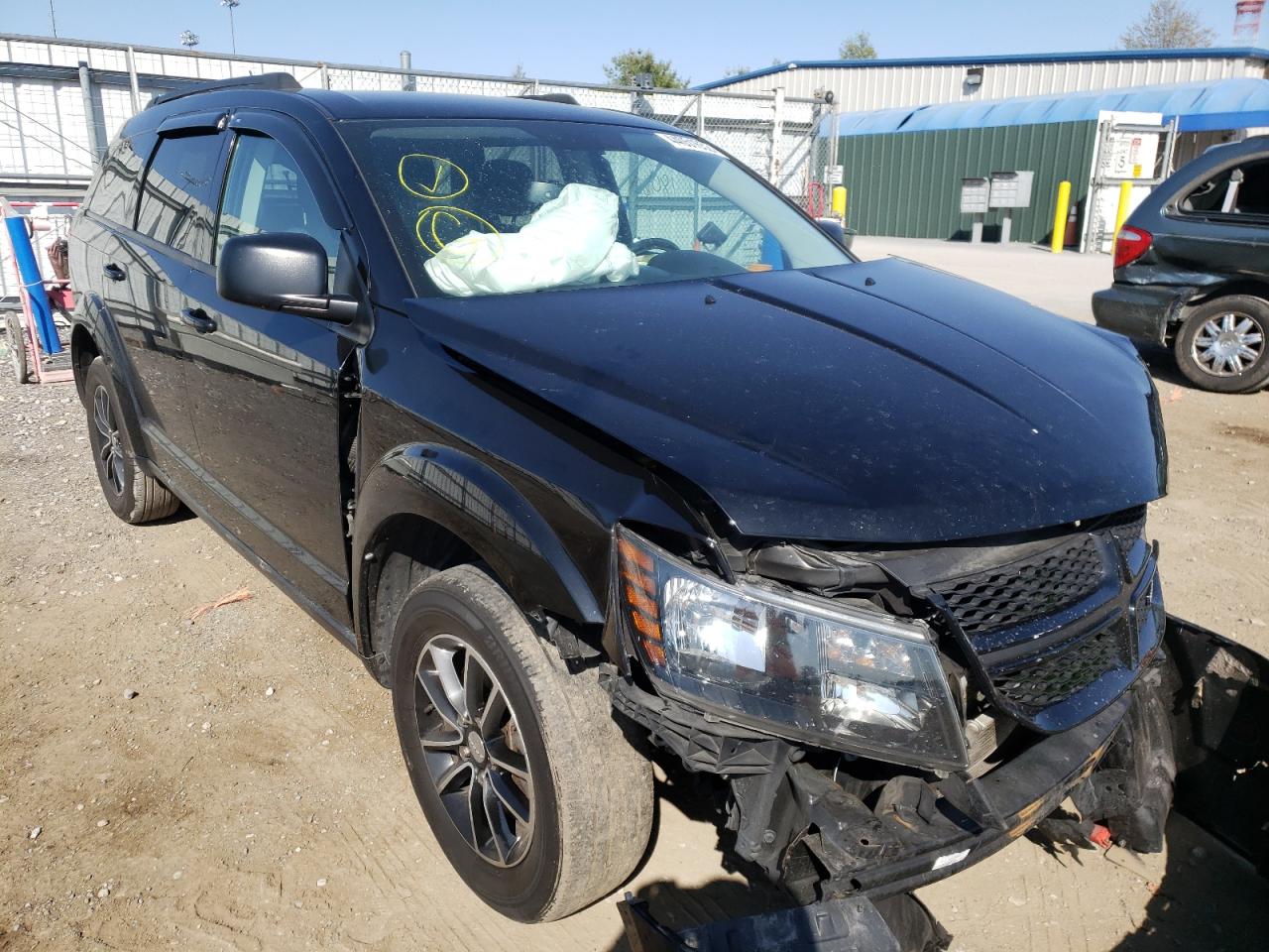 DODGE JOURNEY SE 2017 with VIN 3C4PDCAB4HT599598 - Photo from auction