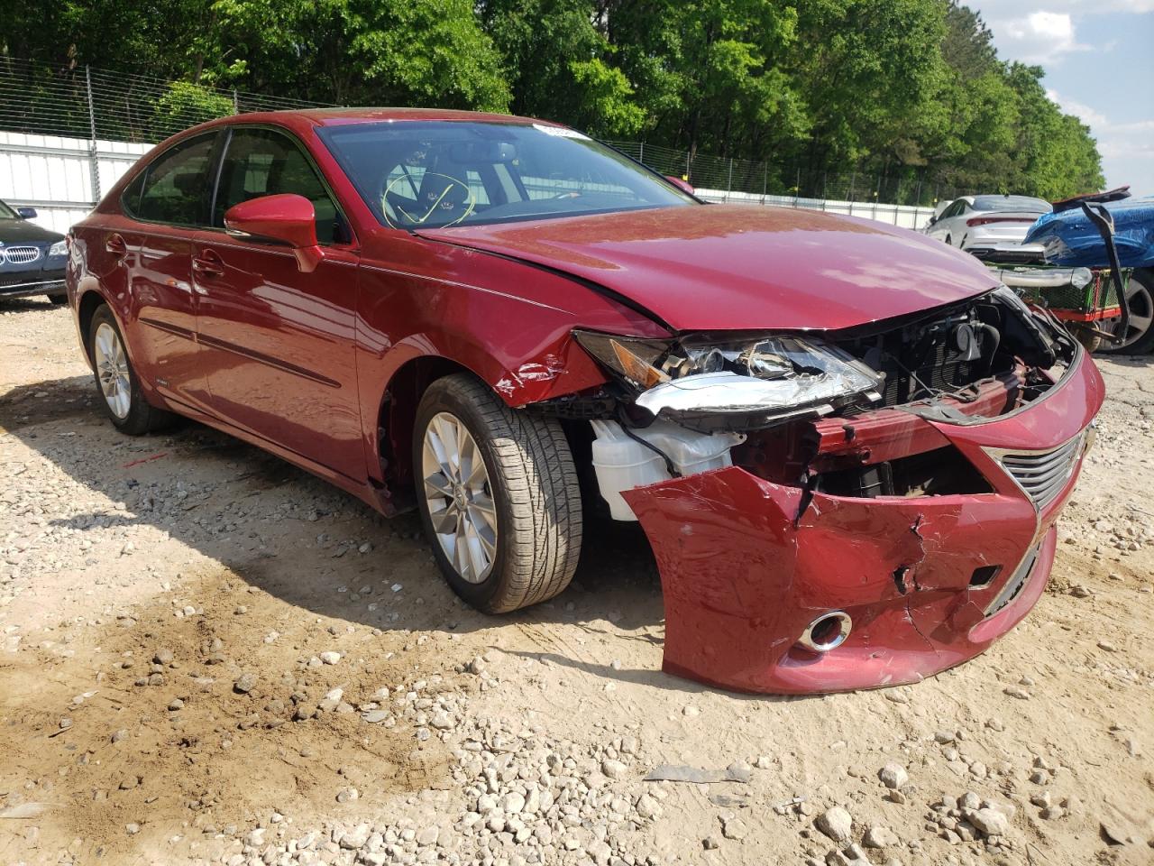 LEXUS ES 300H 2013 with VIN JTHBW1GG1D2028463 - Photo from auction
