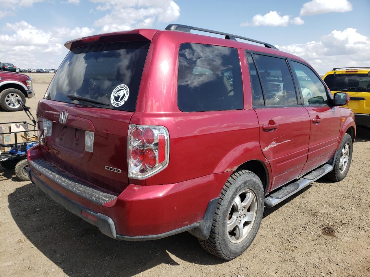 Photo 4 from auction – 2006 HONDA PILOT EX with VIN 2HKYF18536H001744