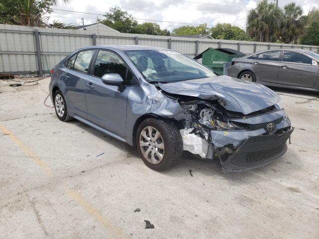 TOYOTA COROLLA LE 2021 with VIN JTDEPMAE7MJ185487 - Photo from auction