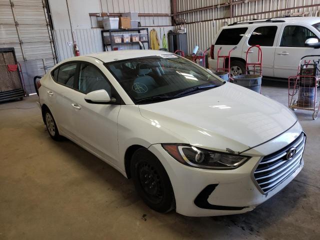 HYUNDAI ELANTRA SE 2017 with VIN 5NPD74LF0HH210407 - Photo from auction