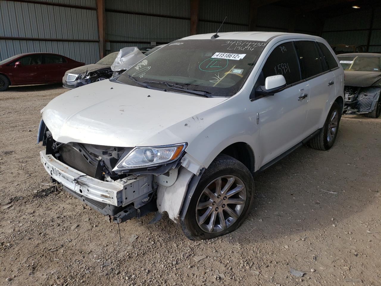 Photo 2 from auction – 2013 LINCOLN MKX with VIN 2LMDJ6JK9DBL19676