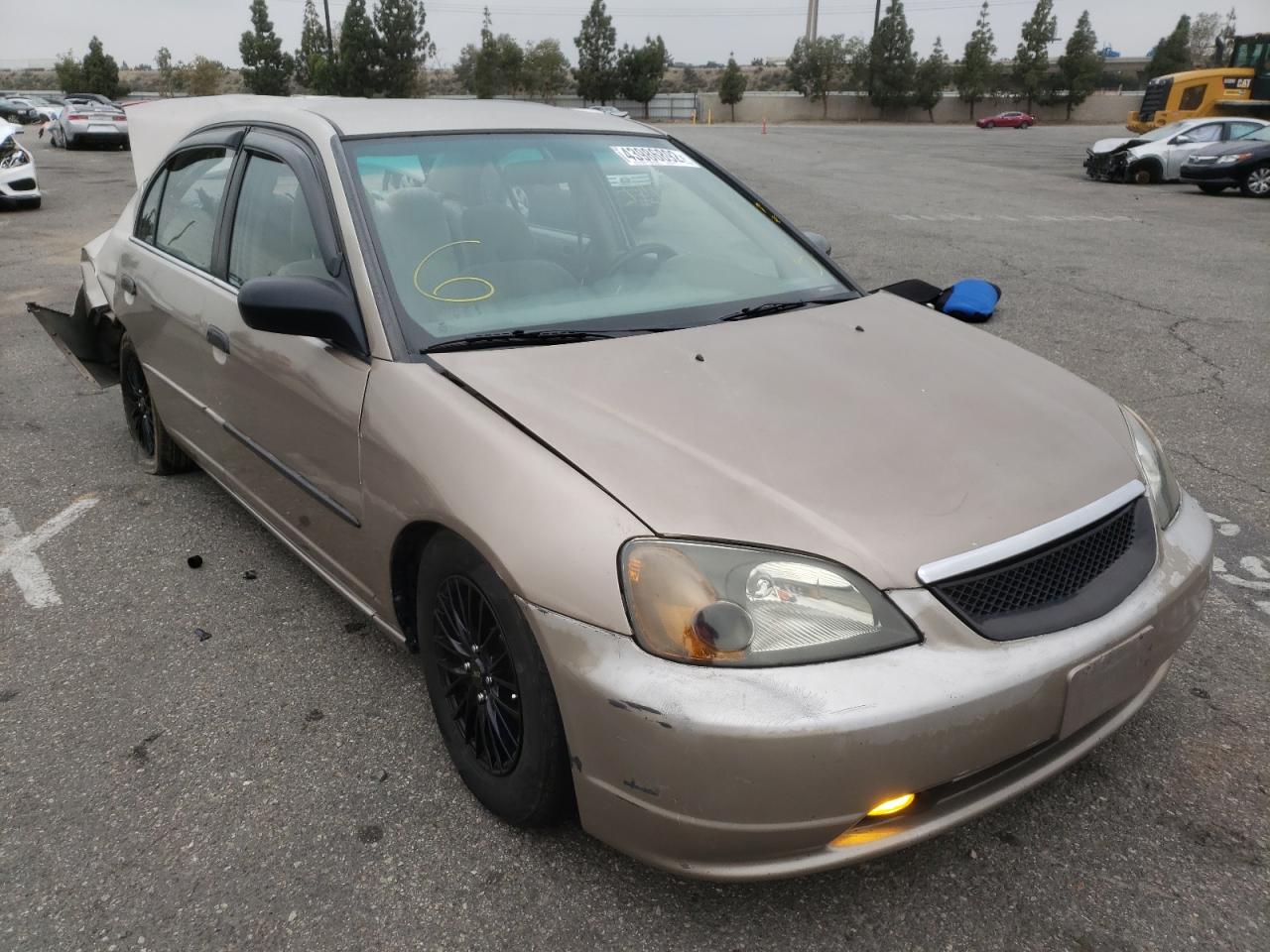 HONDA CIVIC LX 2001 with VIN 2HGES15591H608561 - Photo from auction