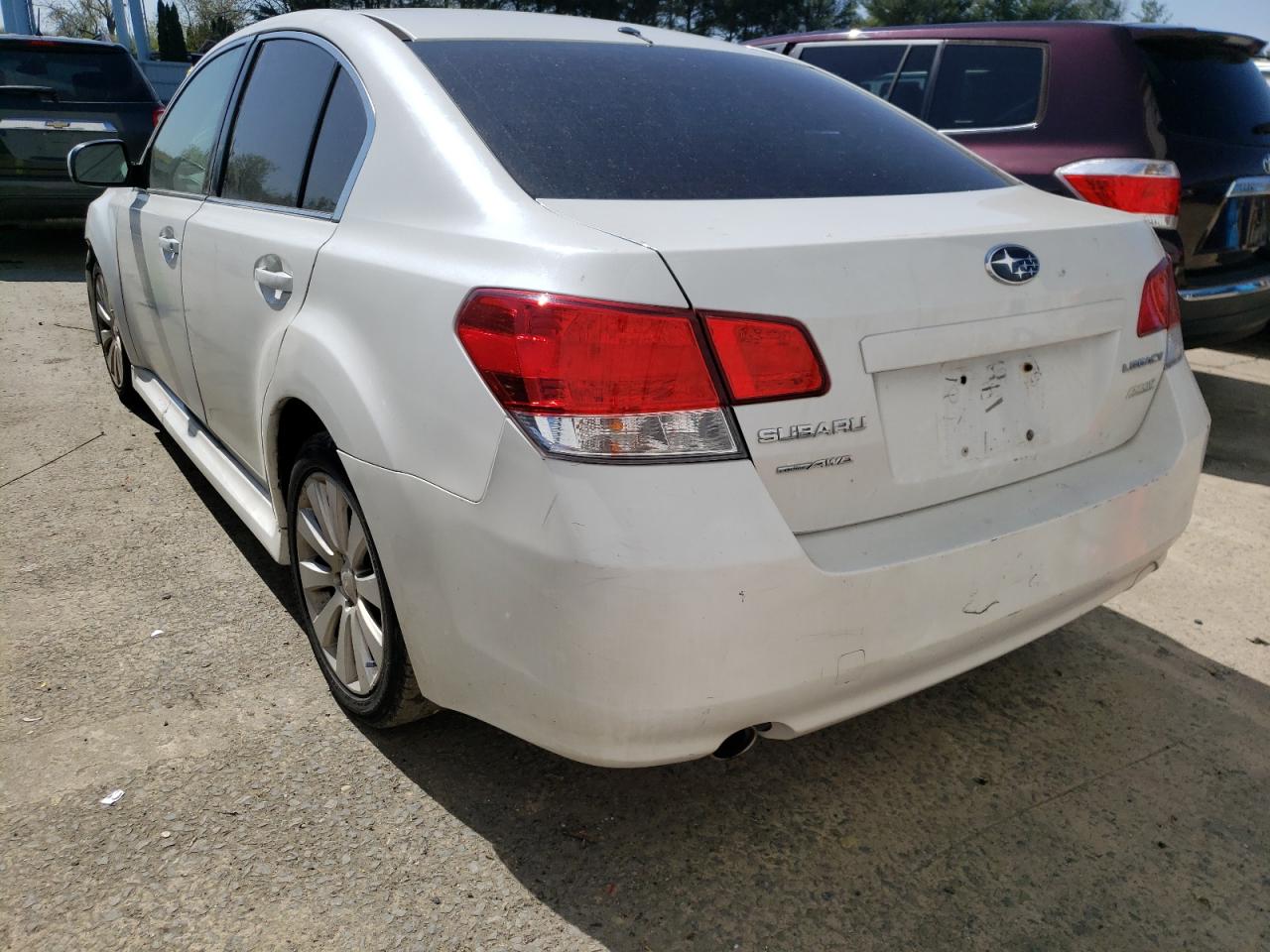 Photo 3 from auction – 2010 SUBARU LEGACY 2.5 with VIN 4S3BMBK65A3247458