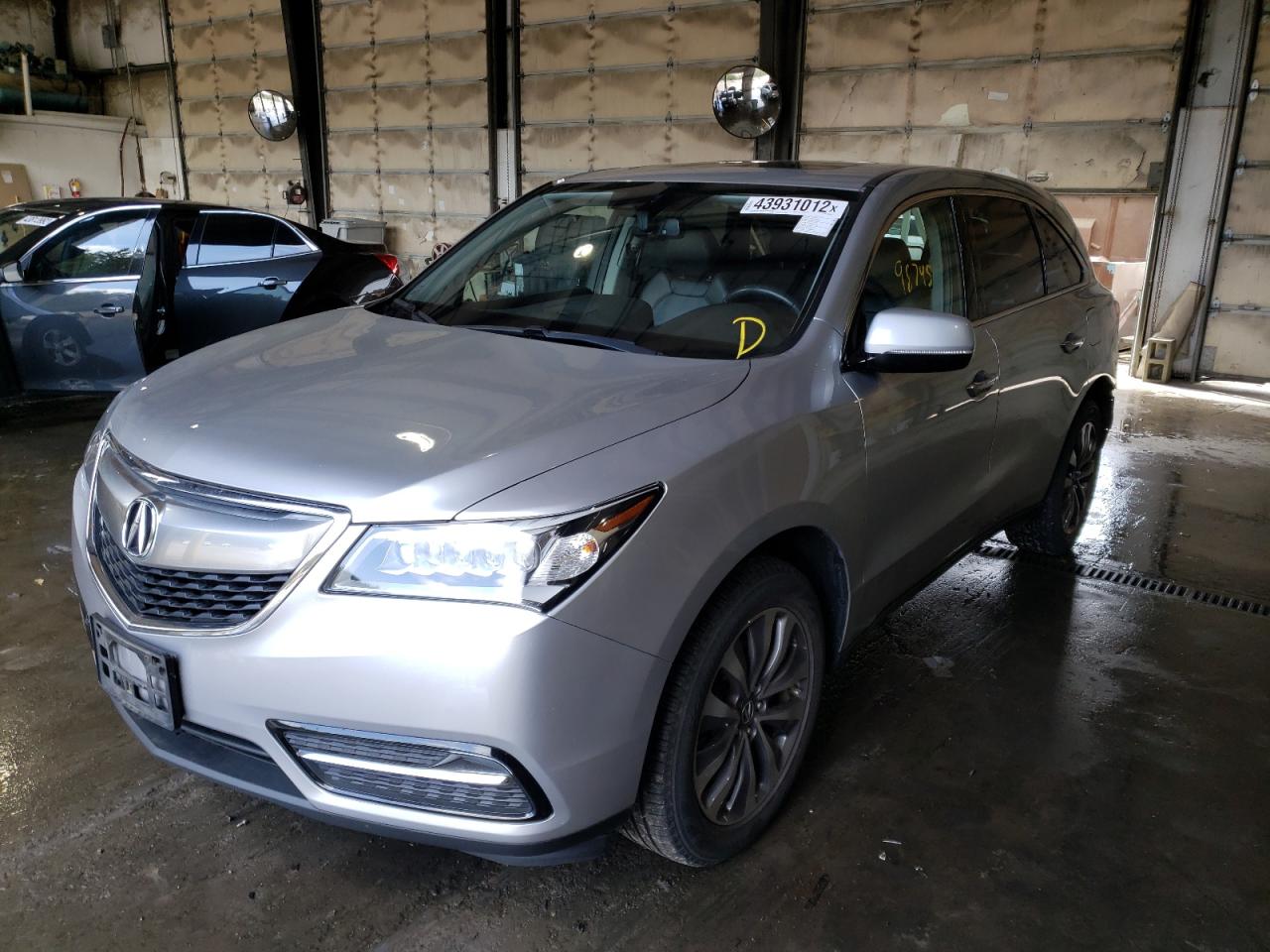 Photo 2 from auction – 2015 ACURA MDX TECHNO with VIN 5FRYD4H46FB002916