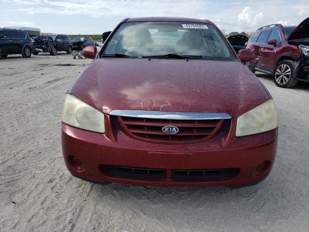 Photo 9 from auction – 2006 KIA SPECTRA LX with VIN KNAFE121665326692