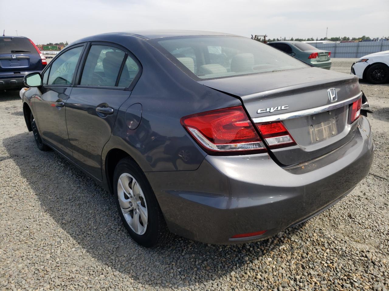 Photo 3 from auction – 2013 HONDA CIVIC LX with VIN 19XFB2F55DE256165