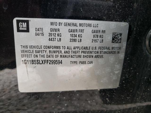 Photo 10 from auction – 2015 CHEVROLET MALIBU LS with VIN 1G11B5SLXFF299594